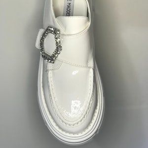 Steve Madden White Platforms